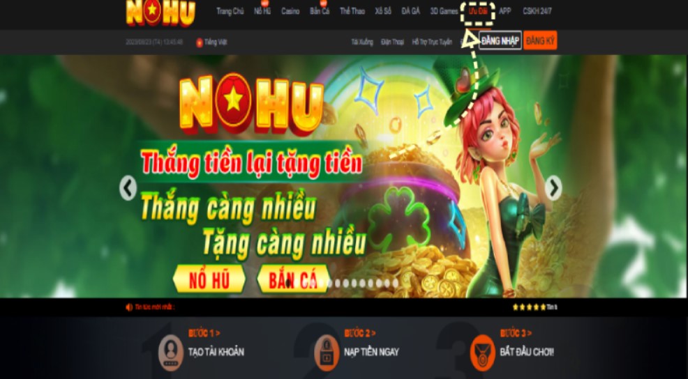 Khái quát về khuyến mãi Nohu90